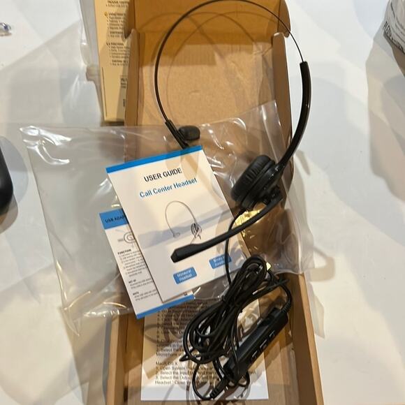 HEADSET USB Single-Sided USB Headset with Microphone, Over-The-Head New in box - Picture 5 of 10